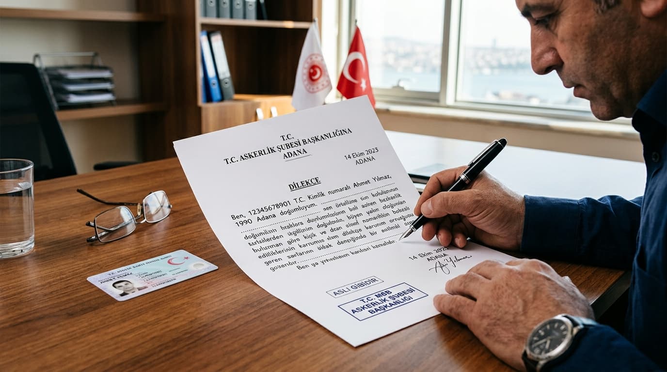 Askerlik İçin Dilekçe Nasıl Yazılır? Örnek Dilekçe ve Başvuru Rehberi