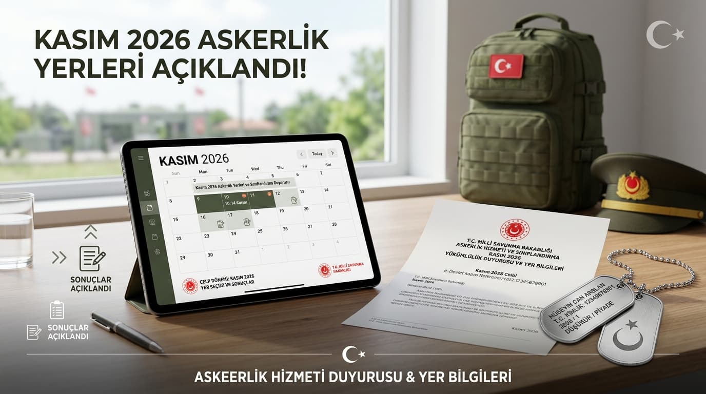 Askerlik Yerim Açıklanmadı, Ne Yapmalıyım? 2026 — askertakvimi.com